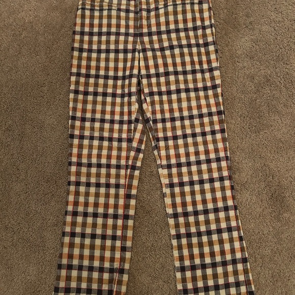 Plaid Women's Pants Anthropologie - Picture 5 of 8